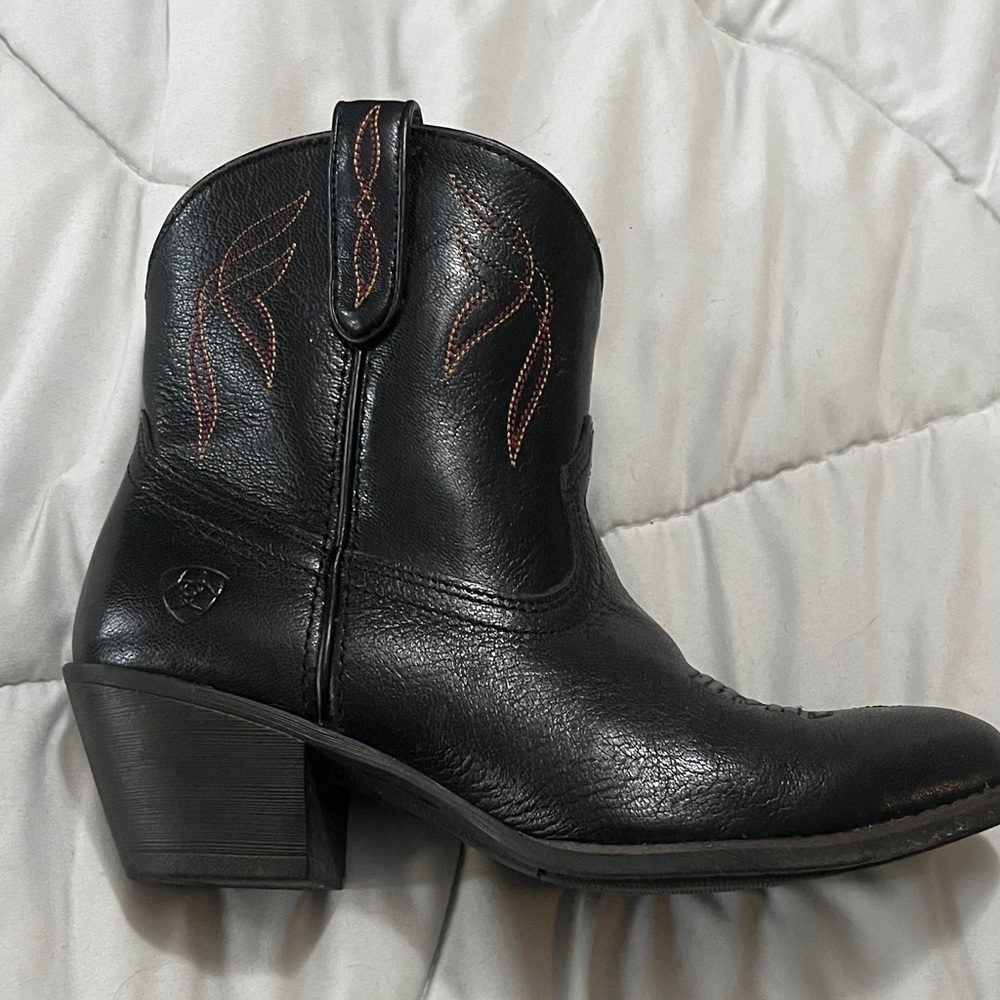 Ariat Women's Black “Darlin” Leather Boots